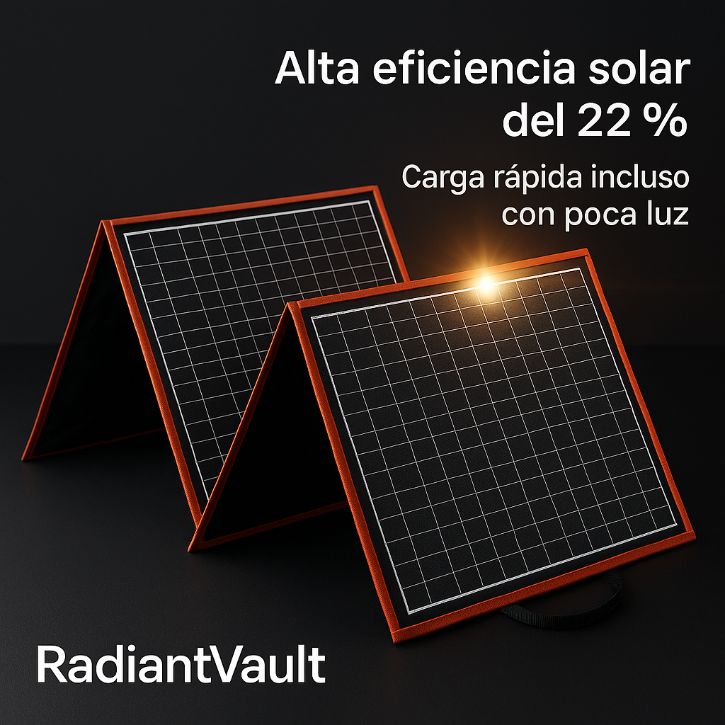 RadiantVault - Foldable Solar Panel | High Performance