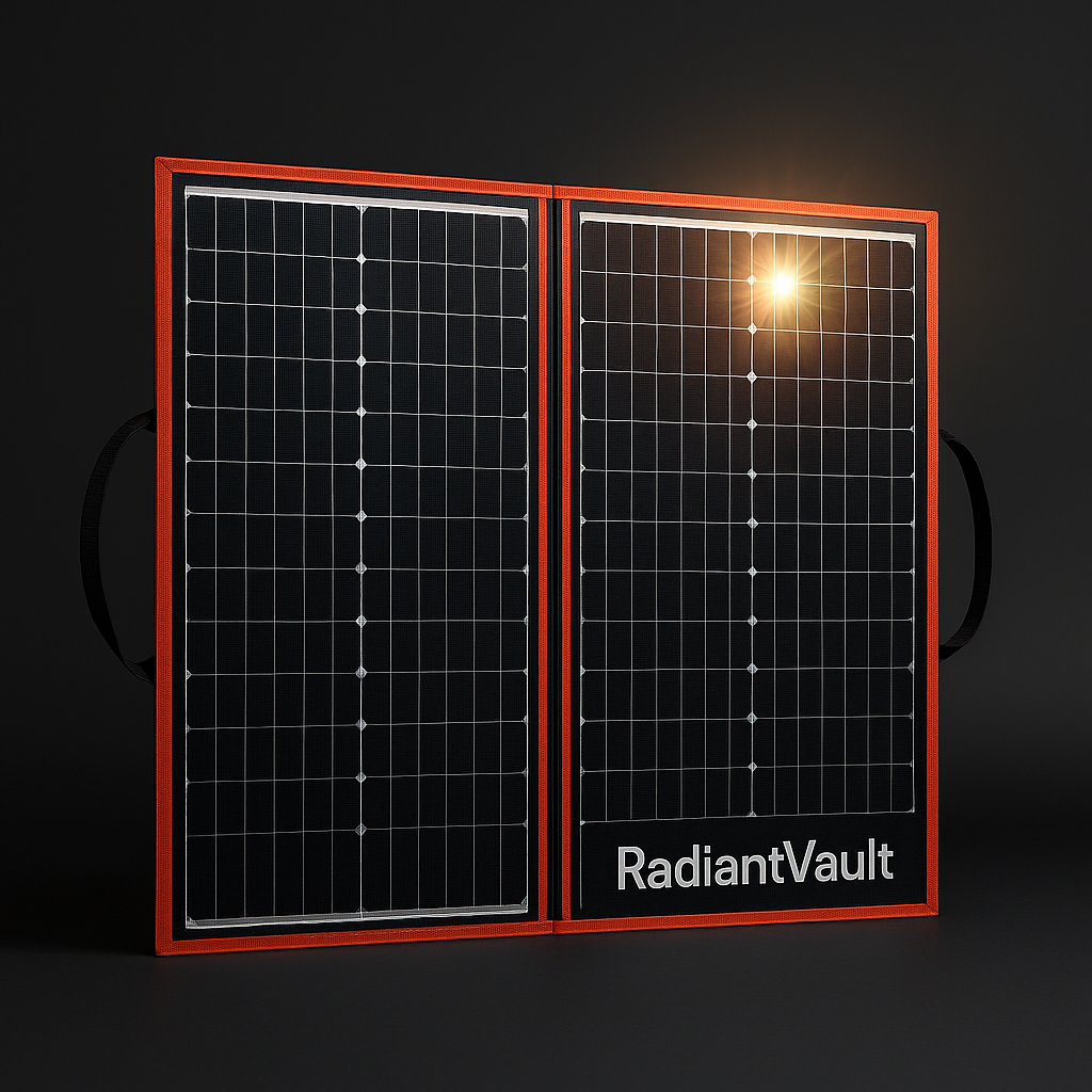 RadiantVault - Foldable Solar Panel | High Performance