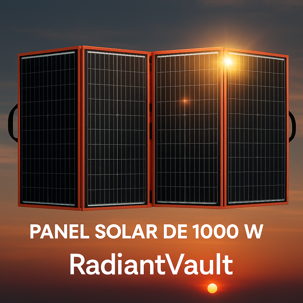 RadiantVault - Foldable Solar Panel | High Performance