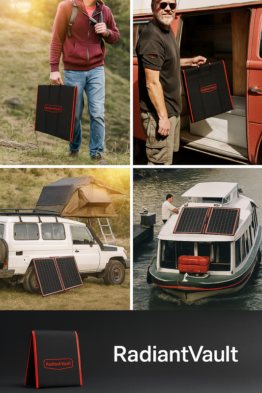 RadiantVault - Foldable Solar Panel | High Performance